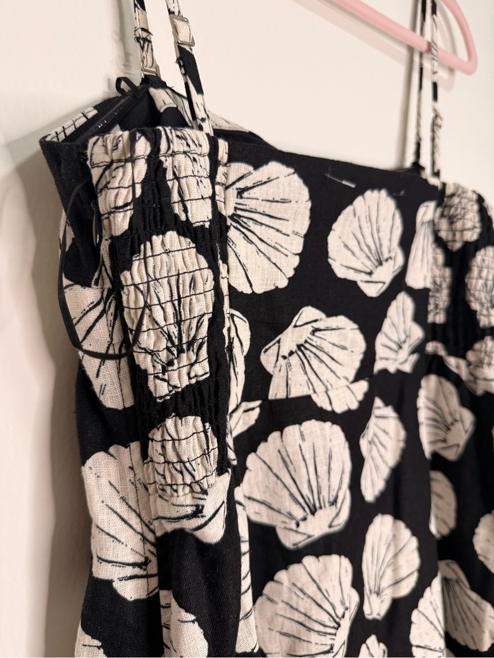 Beach Abercrombie & Fitch Black Shell-Print Mini Dress - Picture 5 of 10